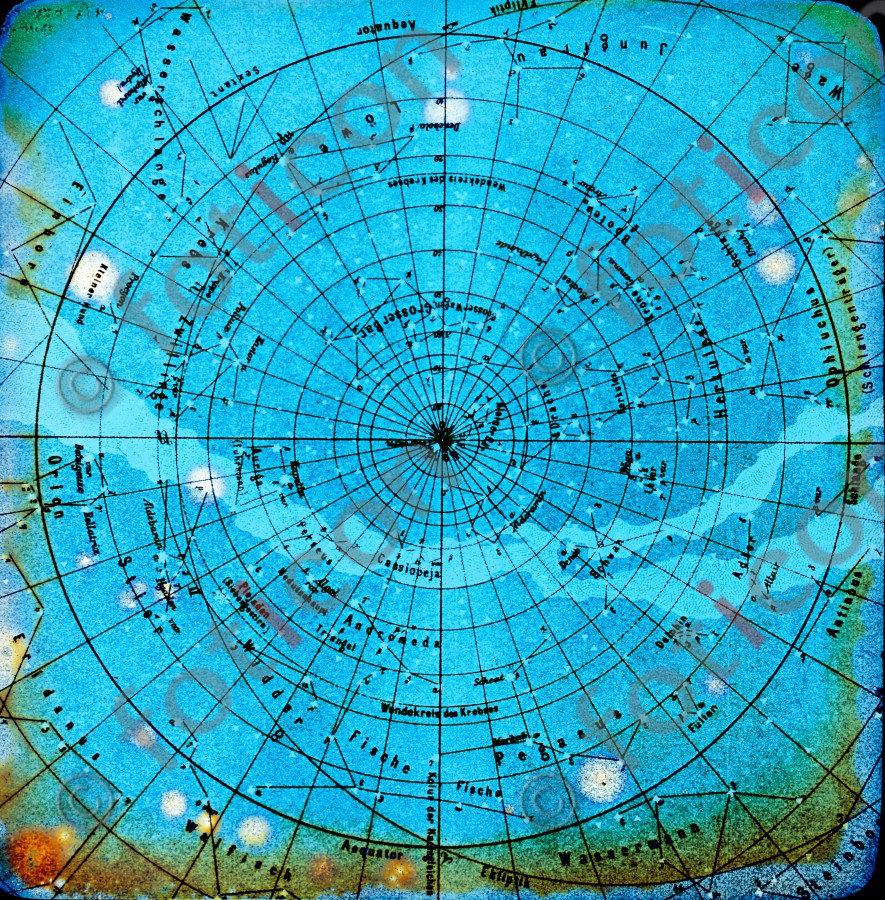 Karte des nördlichen Sternenhimmels | Map of the northern night sky (simon-sternenwelt-267-003.jpg)